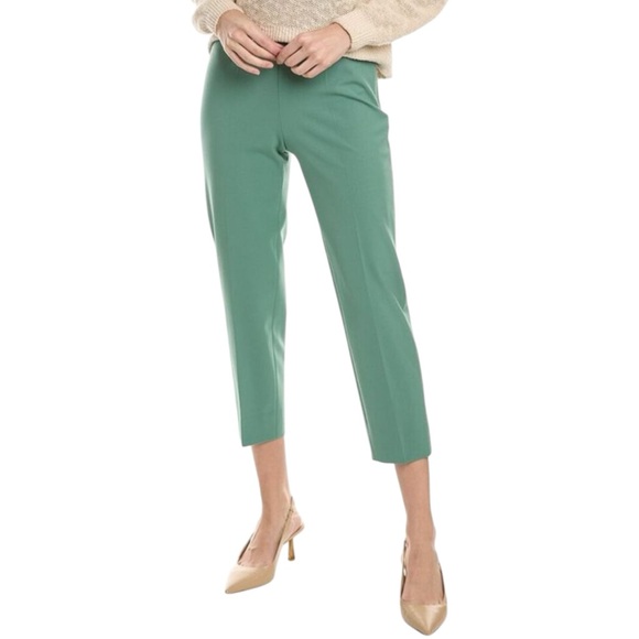 Piazza Sempione Pants - PIAZZA SEMPOINE Audrey Tapered Trousers in Teal Green Size 10 Tall — DESIGNER!!!